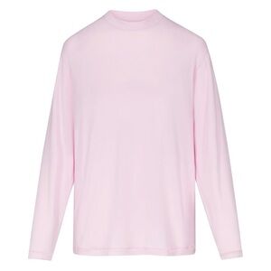 NWT SKIMS BOYFRIEND LONG SLEEVE T-SHIRT | CHERRY BLOSSOM